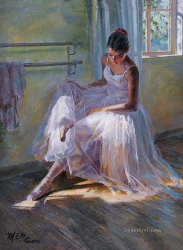 Dancing Ballet Painting - Ballerina Guan Zeju03
